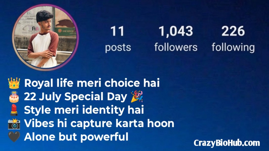 Facebook bio for boys